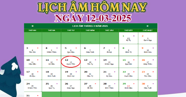 Lịch âm 12/3 – Âm lịch hôm nay 12/3 chính xác nhất – lịch vạn niên 12/3/2025