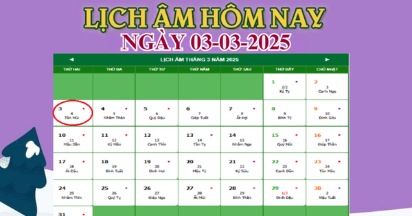 Lịch âm 3/3 – Âm lịch hôm nay 3/3 chính xác nhất – lịch vạn niên 3/3/2025