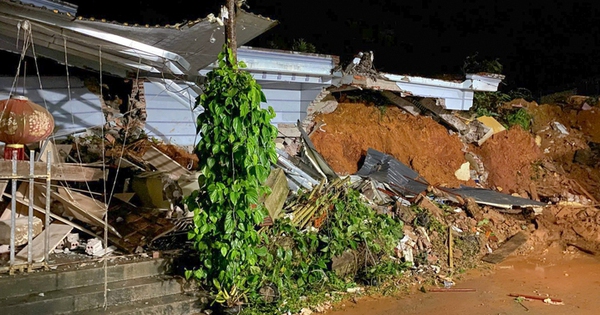 Mưa lớn gây sập nhà dân ở Yên Bái, một người thiệt mạng