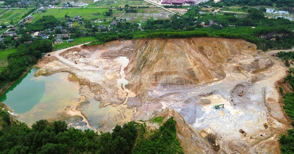 Hiện trạng mỏ đất nơi Tuấn thần "đèn" và đồng phạm khai thác vượt phép đặc biệt lớn thế nào?