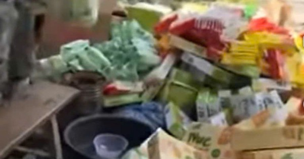VIDEO: Xôn xao nhiều loại bánh kẹo, nước ngọt “...