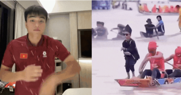 Công Phương ăn mừng bằng điệu nhảy viral thế giới của người Indonesia sau khi sút tung lưới Indonesia giúp U23 Việt Nam vô địch