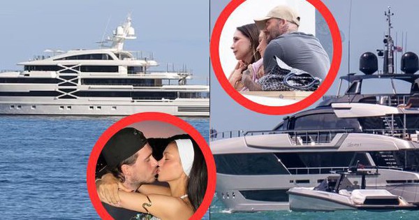 Vợ chồng con cả nhà Beckham ngồi siêu du thuyền 2.900 tỷ của nhà ngoại, “chặt đẹp” bố mẹ