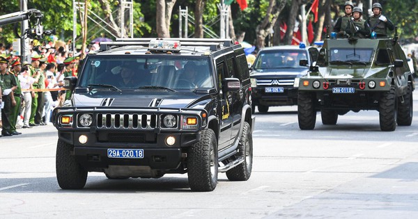 Ngắm dàn xe đặc chủng chống khủng bố, bạo loạn của Công an Hà Nội