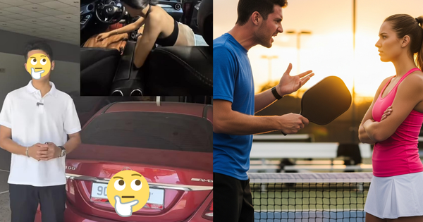 Video mặc đồ Pickleball “tòm tem” trên xe xôn xao mạng xã hội hóa ra chỉ là “content”?