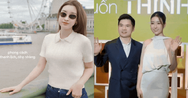 Đỗ Mỹ Linh diện đồ đơn giản vẫn xinh xuất sắc, “vào vai” nàng dâu hào môn nhà bầu Hiển lại sang chảnh cỡ này!