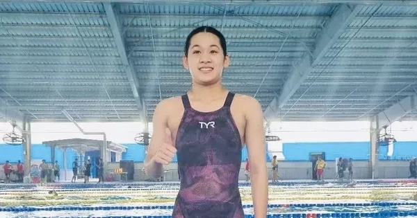 Nguyễn Thúy Hiền về thứ ba vòng loại 100m nữ ở giải bơi vô địch trẻ thế giới 2025