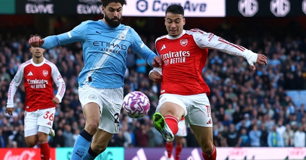 Ghi bàn phút 90+2, Arsenal thoát thua Man City