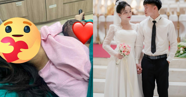 Vợ Hồ Văn Cường sinh em bé