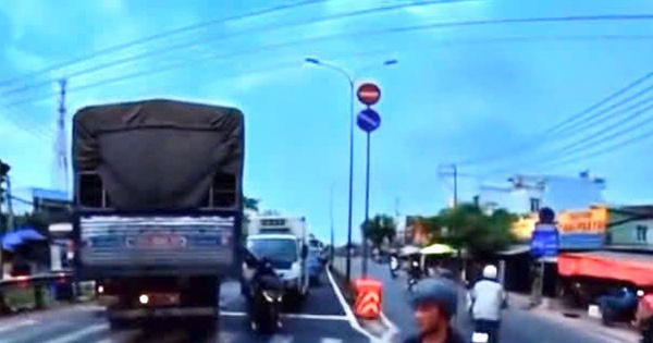 TPHCM: Bức xúc tài xế xe tải chạy ngược chiều để đỡ mất 1 km
