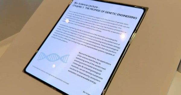 Samsung giới thiệu màn hình gập "không nếp gấp" tại CES 2026, sẽ có mặt trên Galaxy Z Fold8 hoặc iPhone Fold?