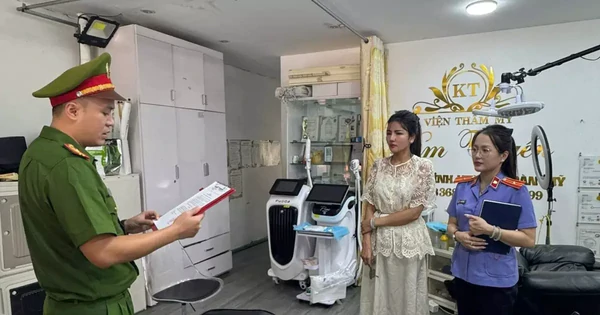Cắt ghép ảnh để lừa khách, chủ cơ sở thẩm mỹ 'chui' bị khởi tố