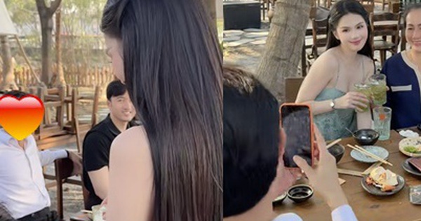 Lộ ảnh Ngọc Trinh ra mắt gia đình 1 nam diễn viên Vbiz giàu có, đẹp trai