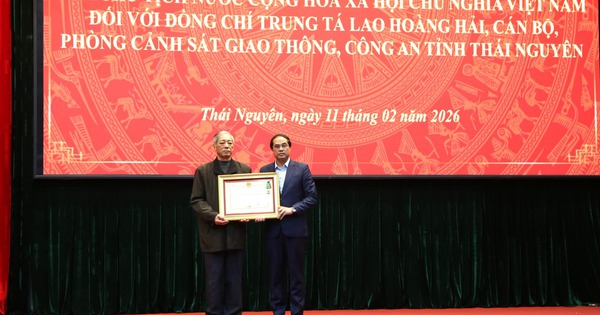 Truy tặng Huân chương Bảo vệ tổ quốc cho Trung tá CSGT hy sinh ở Thái Nguyên