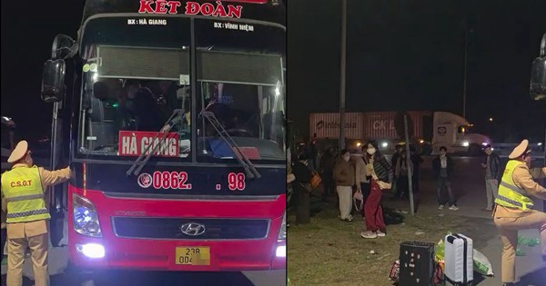 Một xe khách bị phạt số tiền ‘khủng’ - gần 200 triệu đồng ngày cận Tết