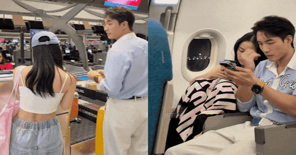 "Nổ" clip cặp sao Việt bị bắt gặp tình tứ trên máy bay