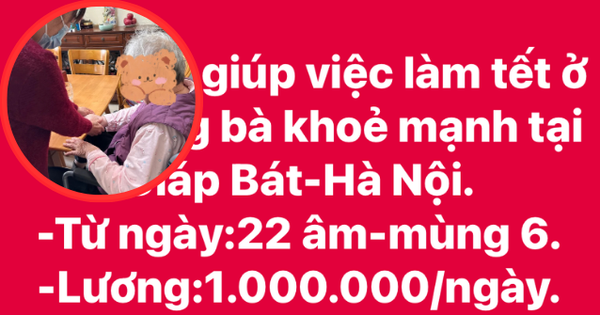 Xu hướng thuê giúp việc ngủ lại chăm ông bà dịp Tết: 10 triệu đồng cho 10 ngày nhưng khó tìm người phù hợp