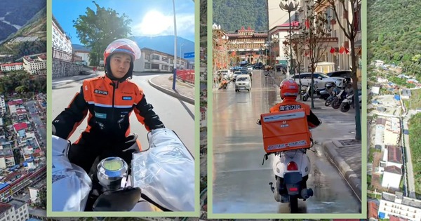 Chàng trai 24 tuổi trở thành shipper duy nhất tại huyện vùng sâu, mỗi ngày chạy 200 đơn hàng giữa núi rừng cô độc
