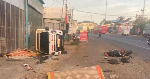 Xe container tông liên hoàn ở Lâm Đồng, 3 người thương vong