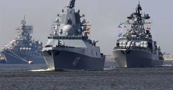 Dàn tàu chiến Hạm đội Thái Bình Dương Nga lên đường thực hiện nhiệm vụ