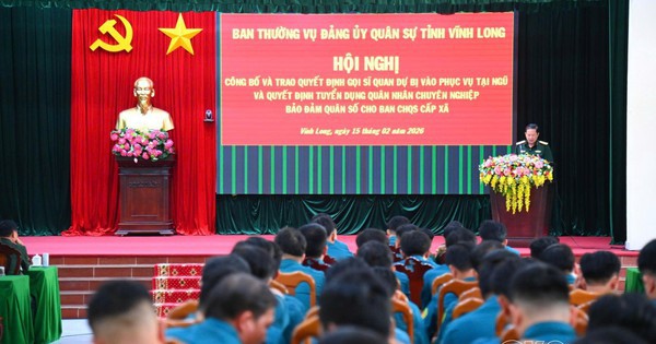 Gọi, tuyển dụng 1014 cán bộ, quân nhân chuyên nghiệp vào Ban Chỉ huy Quân sự cấp xã