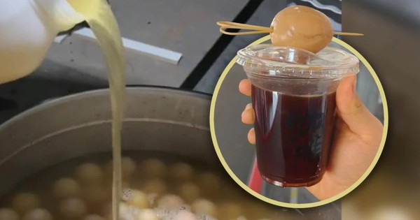 Quán cà phê bán Americano kết hợp với trứng luộc bằng nước tiểu bé trai giá hơn 100.000 đồng/ly