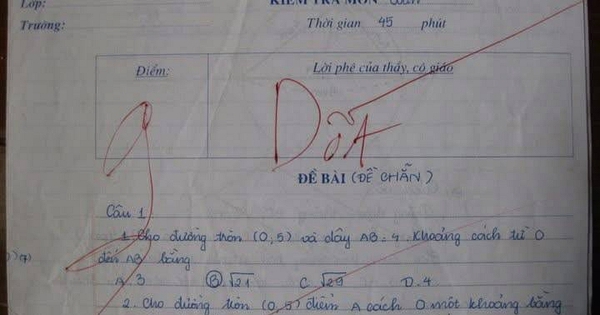 Bài kiểm tra 9 điểm bị giáo viên phê DỐT, nữ sinh Hải Phòng đọc xong cảm động: Đây là người thầy mình vô cùng trân trọng!