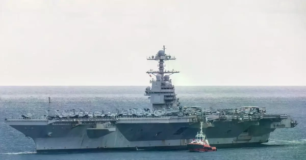 Siêu tàu sân bay Mỹ cập cảng Hy Lạp sau sự cố ở Trung Đông