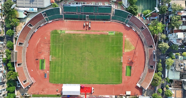 Cận cảnh sân vận động vừa được khởi công cải tạo gần 320 tỷ đồng