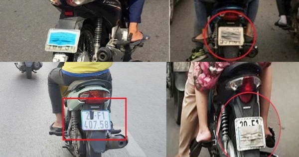 Công an ra cảnh báo nóng liên quan đến biển số xe