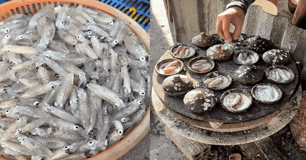 Ở vùng biển này, người dân có món ăn sáng 