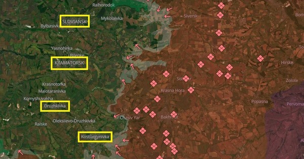 Vì sao Nga không đánh lớn vào Kostiantynivka-Slavyansk-Kramatorsk?