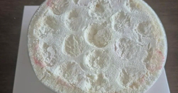 Chiếc bánh kem dâu tây với vẻ ngoài kỳ lạ gây tranh cãi