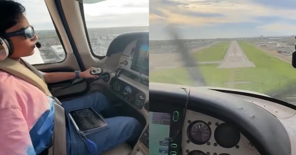 Cậu bé 11 tuổi gây kinh ngạc khi thành thạo lái máy bay hạ cánh và cất cánh