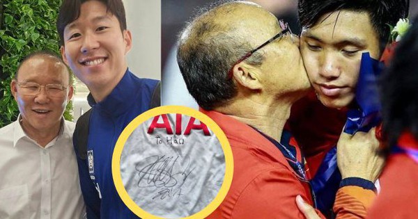 HLV Park Hang-seo gặp siêu sao Son Heung-min liền xin ngay 2 thứ cho Văn Hậu, Quế Ngọc Hải, bảo sao tình 