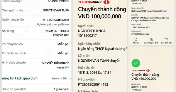 Phát hiện 1 tỷ đồng bất thường trong tài khoản Techcombank mang tên ‘Nguyen Van Tuan’: Công an sử dụng biện pháp nghiệp vụ vào cuộc