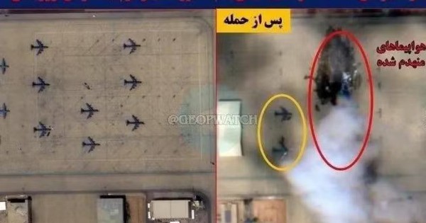 Ảnh vệ tinh xác nhận 3 chiến đấu cơ Mỹ bị phá hủy trong cuộc tấn công của Iran