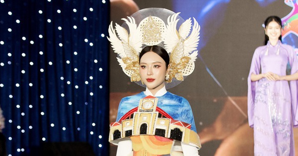 Hoa hậu Tô Diệp Hà biến hóa với áo dài, tự hào vì được làm một điều suốt 2 năm liên tiếp