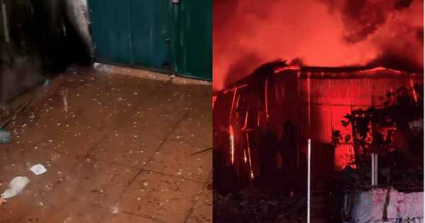 Hà Nội rạng sáng nay: Mưa đá và có cháy lớn