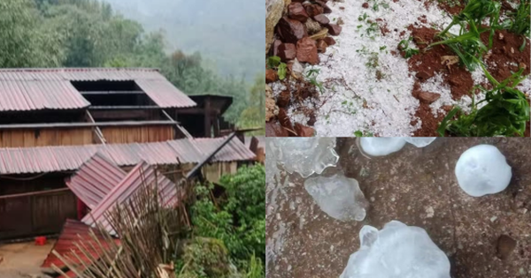 Dông lốc, mưa đá khiến 7 ngôi nhà sập đổ hoàn toàn, hơn 4000 căn nhà, trường học, nhà văn hóa tốc mái