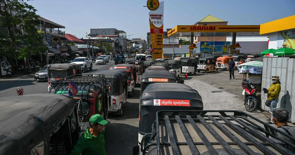 Campuchia vừa thay đổi giá xăng dầu, có loại sắp chạm 50.000 đồng/lít