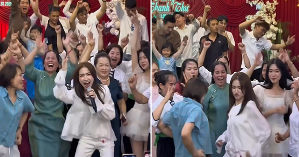 Hòa Minzy nhảy đám cưới ở quê: Động tác kinh điển, “bốc” hơn cả các cụ