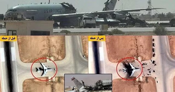 Tên lửa Iran bắn gãy đôi máy bay cảnh báo sớm E-3 Sentry của Mỹ
