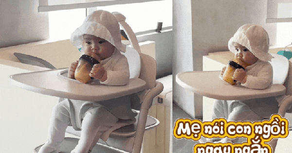Ái nữ nhà Ngô Thanh Vân gây sốt với khoảnh khắc hơn 5 tháng tuổi đã tự cầm bình sữa, ngồi ăn cực ngoan