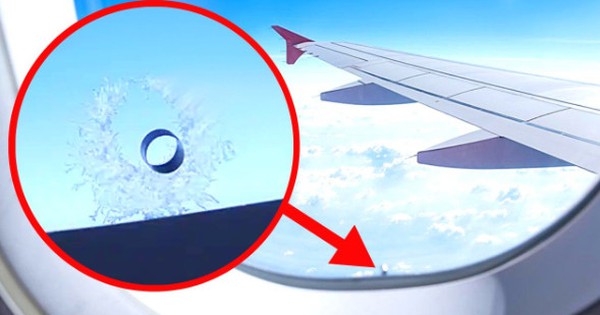 Hơn 90% người đi máy bay không biết công dụng của chiếc lỗ nhỏ trên kính cửa sổ cabin