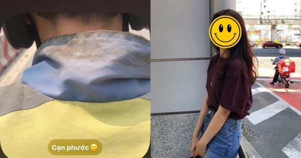 Đi 13km cùng tài xế xe ôm công nghệ có cổ áo bốc mùi, cô gái than 