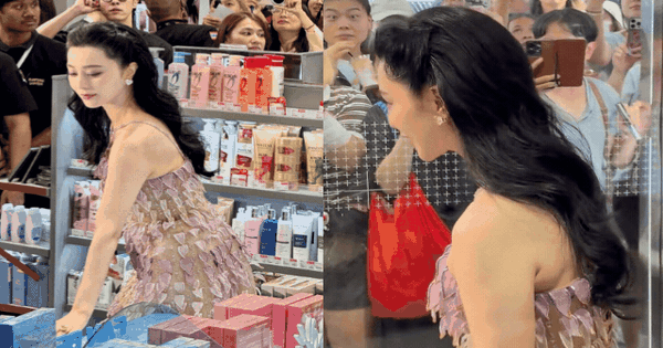 Phạm Băng Băng đi bán mặt nạ ở siêu thị: Nhan sắc thật khiến đám đông tròn mắt, đứng hình kinh ngạc