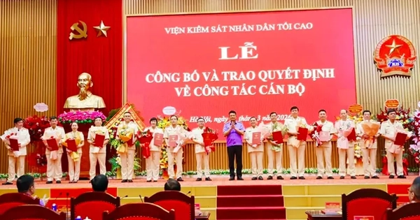 Viện KSND Tối cao điều động, bổ nhiệm 15 lãnh đạo cấp Vụ