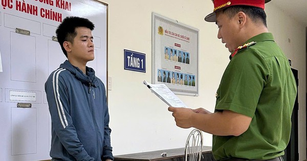 Thi hành lệnh bắt tạm giam Phan Gia Huy sinh năm 1998