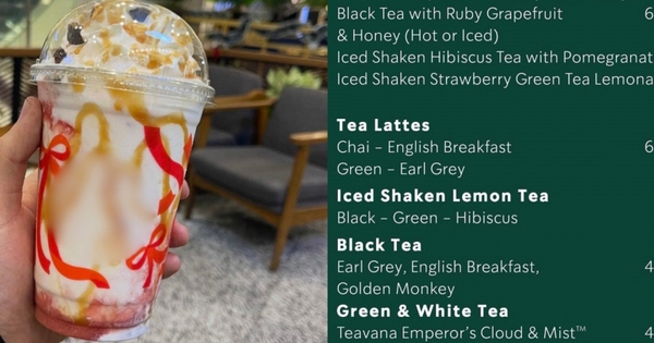 Tranh cãi menu chuỗi đồ uống nổi tiếng không dùng tiếng Việt, đi uống nước vẫn phải  “làm bài kiểm tra ngoại ngữ”?